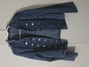 Chicme Vintage Retro Steampunk Denim Jacket